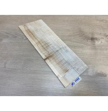 Клён Американский Волнистый заготовка накладки на головку грифа Радиал АА Волна ААА 5х125х380-350 мм-0