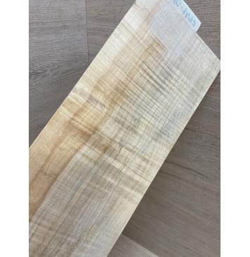 Клён Американский Волнистый заготовка накладки на головку грифа Радиал АА Волна ААА 5х125х380-350 мм-4