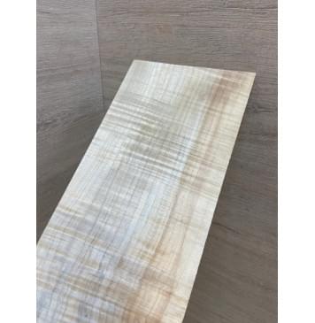 Клён Американский Волнистый заготовка накладки на головку грифа Радиал АА Волна ААА 5х125х380-350 мм-6