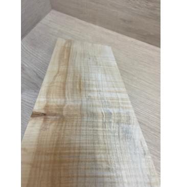 Клён Американский Волнистый заготовка накладки на головку грифа Радиал АА Волна ААА 5х125х380-350 мм-7