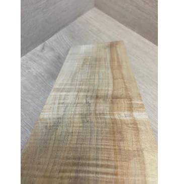 Клён Американский Волнистый заготовка накладки на головку грифа Радиал АА Волна ААА 5х125х380-350 мм-8