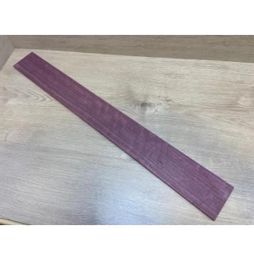 Амарант Пламя заготовка накладки для бас-гитары Радиал ААА Волна АА 9х87х788 мм-0