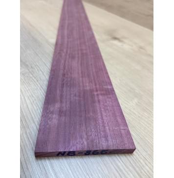 Амарант Пламя заготовка накладки для бас-гитары Радиал ААА Волна АА 9х87х788 мм-2