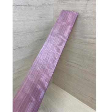 Амарант Пламя заготовка накладки для бас-гитары Радиал ААА Волна АА 9х87х788 мм-4