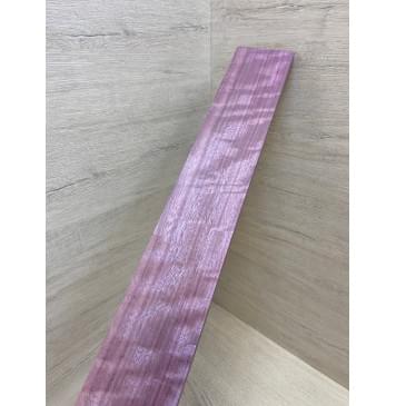 Амарант Пламя заготовка накладки для бас-гитары Радиал ААА Волна АА 9х87х788 мм-8