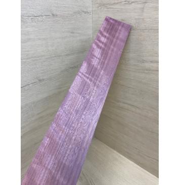 Амарант Пламя заготовка накладки для бас-гитары Радиал ААА Волна АА 9х87х788 мм-9