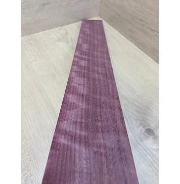 Амарант Пламя заготовка накладки для бас-гитары Радиал ААА Волна АА 9х87х788 мм-10