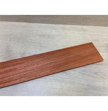 Падук заготовка накладки для бас-гитары Радиал ААА 9х78х760 мм-4