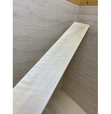 Клён Белый Явор, Волнистый заготовка накладки для бас-гитары Радиал ААА Волна АА 8х106х780 мм (АКЦИЯ)-10