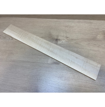 Клён Американский Белый Волнистый заготовка накладки для бас-гитары Радиал ААА Волна ААА 8х95-90х700 мм (АКЦИЯ)-0