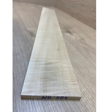 Клён Американский Белый Волнистый заготовка накладки для бас-гитары Радиал ААА Волна ААА 8х95-90х700 мм (АКЦИЯ)-2