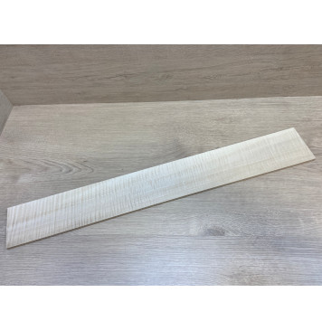 Клён Американский Белый Волнистый заготовка накладки для бас-гитары Радиал ААА Волна ААА 8х95-90х700 мм (АКЦИЯ)-3