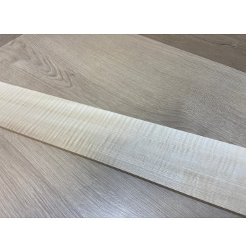 Клён Американский Белый Волнистый заготовка накладки для бас-гитары Радиал ААА Волна ААА 8х95-90х700 мм (АКЦИЯ)-4