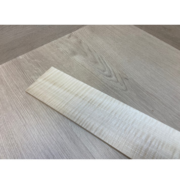 Клён Американский Белый Волнистый заготовка накладки для бас-гитары Радиал ААА Волна ААА 8х95-90х700 мм (АКЦИЯ)-6