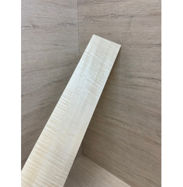 Клён Американский Белый Волнистый заготовка накладки для бас-гитары Радиал ААА Волна ААА 8х95-90х700 мм (АКЦИЯ)-8