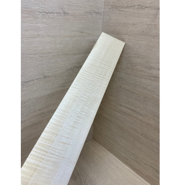 Клён Американский Белый Волнистый заготовка накладки для бас-гитары Радиал ААА Волна ААА 8х95-90х700 мм (АКЦИЯ)-16