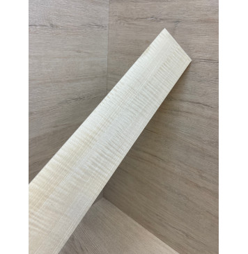 Клён Американский Белый Волнистый заготовка накладки для бас-гитары Радиал ААА Волна ААА 8х95-90х700 мм (АКЦИЯ)-14