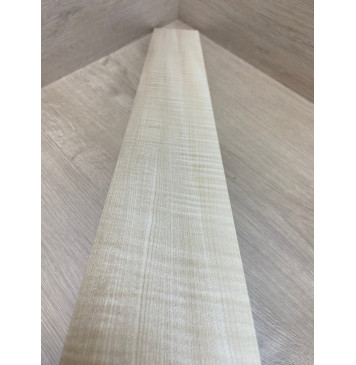 Клён Американский Белый Волнистый заготовка накладки для бас-гитары Радиал ААА Волна ААА 8х95-90х700 мм (АКЦИЯ)-9