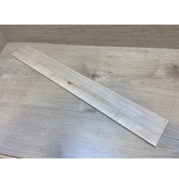 Клён Белый Явор, Волнистый заготовка накладки для бас-гитары Радиал АА Волна А 8.7х104-96х780 мм (АКЦИЯ)-0