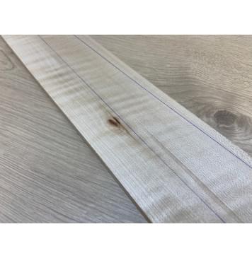 Клён Белый Явор, Волнистый заготовка накладки для бас-гитары Радиал АА Волна А 8.7х104-96х780 мм (АКЦИЯ)-2