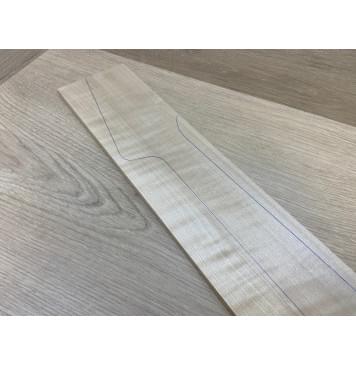 Клён Белый Явор, Волнистый заготовка накладки для бас-гитары Радиал АА Волна А 8.7х104-96х780 мм (АКЦИЯ)-3