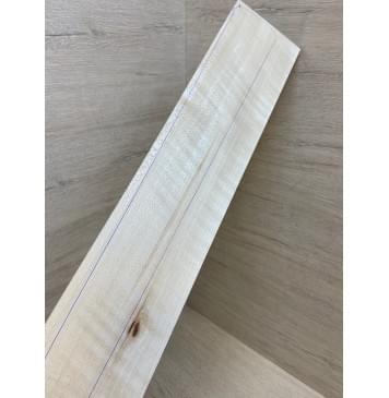 Клён Белый Явор, Волнистый заготовка накладки для бас-гитары Радиал АА Волна А 8.7х104-96х780 мм (АКЦИЯ)-10