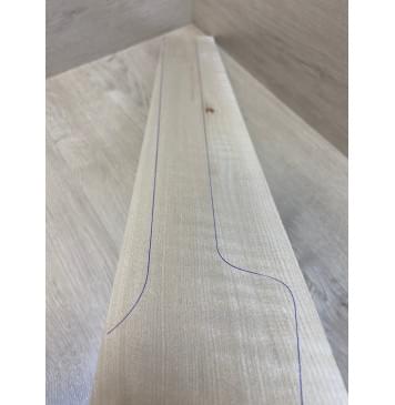 Клён Белый Явор, Волнистый заготовка накладки для бас-гитары Радиал АА Волна А 8.7х104-96х780 мм (АКЦИЯ)-9