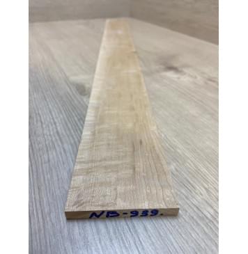 Клён Американский Белый Волнистый заготовка накладки для бас-гитары Смешанный ААА Волна А 8х74х725 мм-1