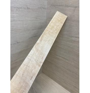 Клён Американский Белый Волнистый заготовка накладки для бас-гитары Смешанный ААА Волна А 8х74х725 мм-6