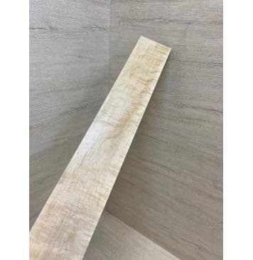 Клён Американский Белый Волнистый заготовка накладки для бас-гитары Смешанный ААА Волна А 8х74х725 мм-9