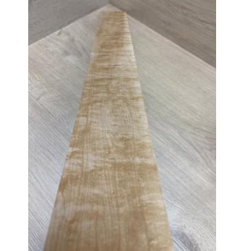 Клён Американский Белый Волнистый заготовка накладки для бас-гитары Смешанный ААА Волна А 8х74х725 мм-15