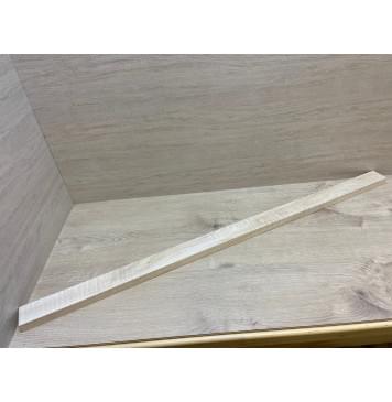 Клён Белый Явор, Волнистый заготовка для переклеенного сквозного грифа гитары Радиал АА Волна АА 25.5х58х1250 мм-19