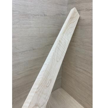 Клён Белый Явор, Волнистый заготовка для переклеенного сквозного грифа гитары Радиал АА Волна АА 25.5х58х1250 мм-14