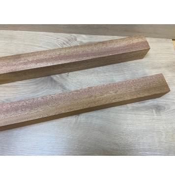 Махагон Кая заготовка для переклеенного сквозного грифа гитары Смешанный АА 46х(46-46)х1175 мм-4