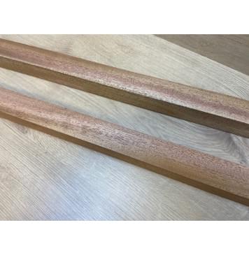 Махагон Кая заготовка для переклеенного сквозного грифа гитары Смешанный АА 46х(46-46)х1175 мм-2