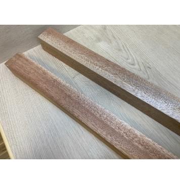 Махагон Кая заготовка для переклеенного сквозного грифа гитары Смешанный АА 46х(46-46)х1175 мм-15