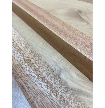 Махагон Кая заготовка для переклеенного сквозного грифа гитары Смешанный АА 46х(46-46)х1175 мм-11