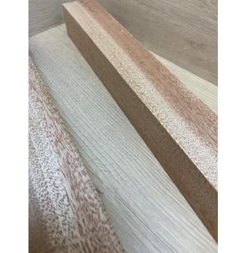 Махагон Кая заготовка для переклеенного сквозного грифа гитары Смешанный АА 46х(46-46)х1175 мм-13