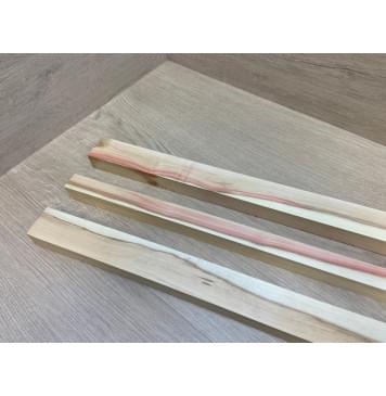 Клен Американский заготовка грифа безголовой гитары Смешанный АА 27х(41-24-41)х635 мм - из 3х частей-2