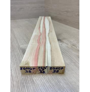 Клен Американский заготовка грифа безголовой гитары Смешанный АА 27х(41-24-41)х635 мм - из 3х частей-8