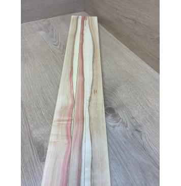 Клен Американский заготовка грифа безголовой гитары Смешанный АА 27х(41-24-41)х635 мм - из 3х частей-7