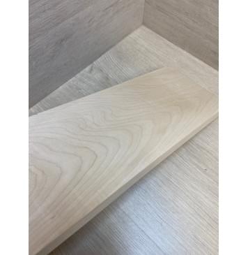 Клён Белый заготовка на топ для Тревел гитары Тангент ААА 25х160-157х510 мм (1шт под распил)-6