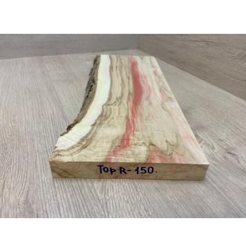 Клён Американский заготовка на топ Смешанный ААА 28.5х180-145х465 мм (1 шт под распил)-1