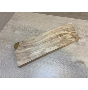Берёза Болотная заготовка на топ для Тревел гитары Смешанный ААА 28.8х143х430-390 мм - 1шт (под распил)-0