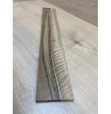 Орех Грецкий Волнистый Заболонь заготовка накладки для электрогитары Радиал АА Волна ААА 10х80х550 мм-3