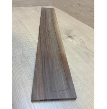 Орех Грецкий Заболонь заготовка накладки для бас-гитары Радиал АА 11х110х740 мм-2