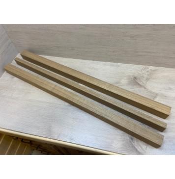 Овенгкол заготовка сквозного грифа гитары Радиал АА 52х(47.5-24.5-47.5)х1015 мм из 3х частей-4