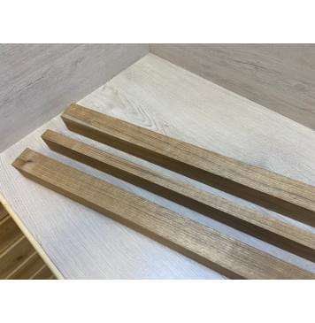 Овенгкол заготовка сквозного грифа гитары Радиал АА 51х(47-23-47)х1050 мм из 3х частей-2