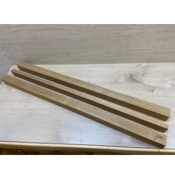 Овенгкол заготовка сквозного грифа гитары Радиал АА 51х(47-23-47)х1050 мм из 3х частей-5