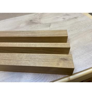 Овенгкол заготовка сквозного грифа гитары Радиал АА 51х(47-23-47)х1050 мм из 3х частей-4